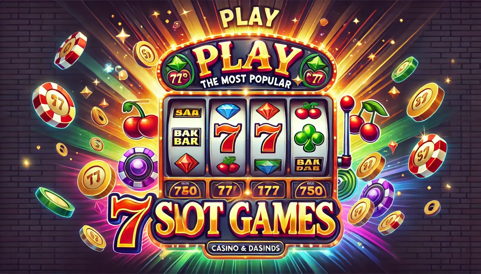 Play the most popular slot games